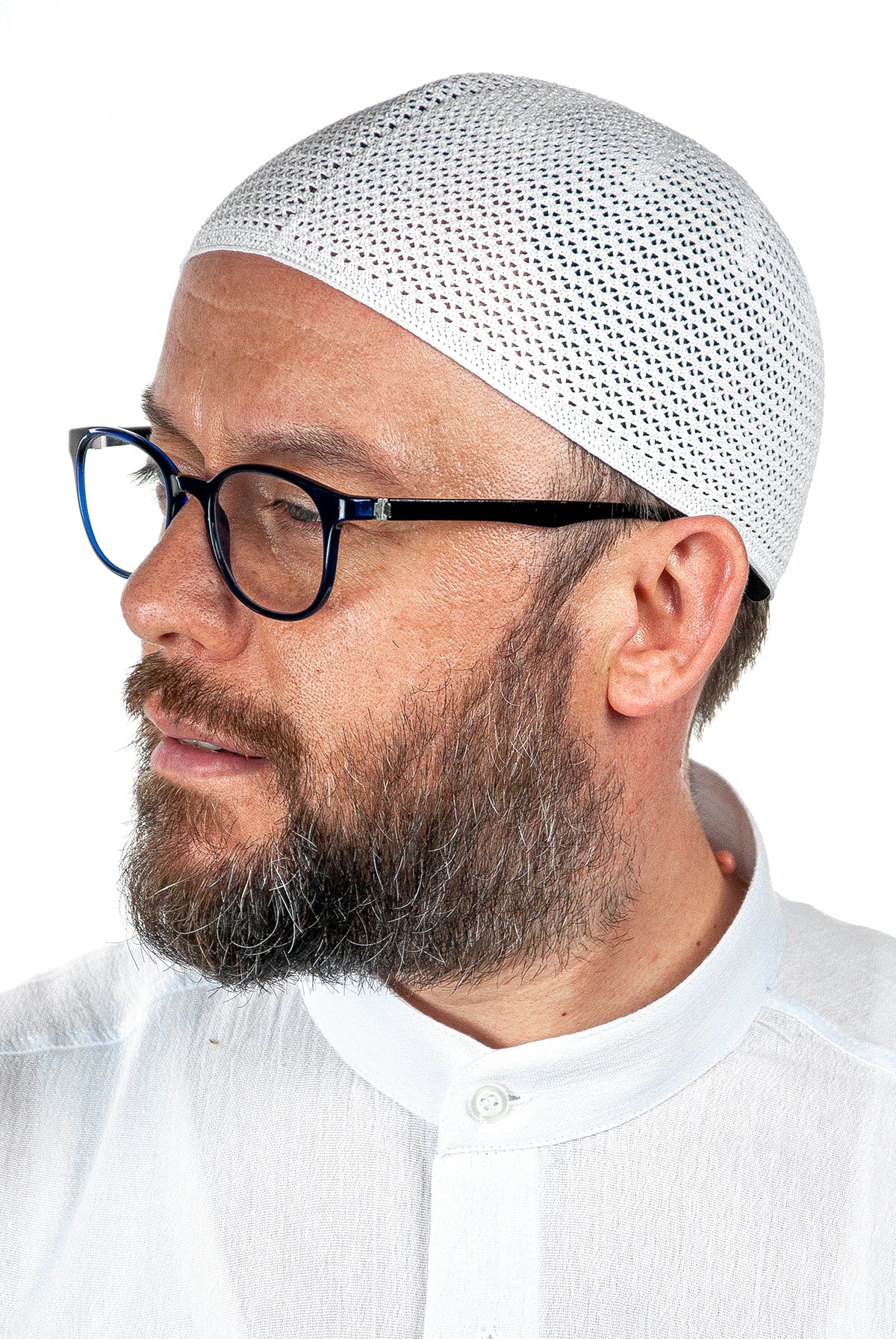 Muslim Premium Knitting Skullcap for Men, Islamic Hat, Standart Size - ihvan