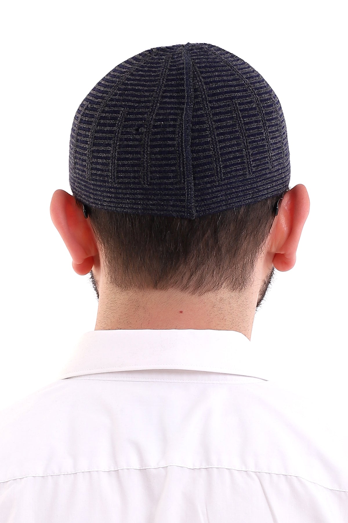 Muslim Winter Wool Knitting Skullcap for Men, Islamic Caps - ihvan