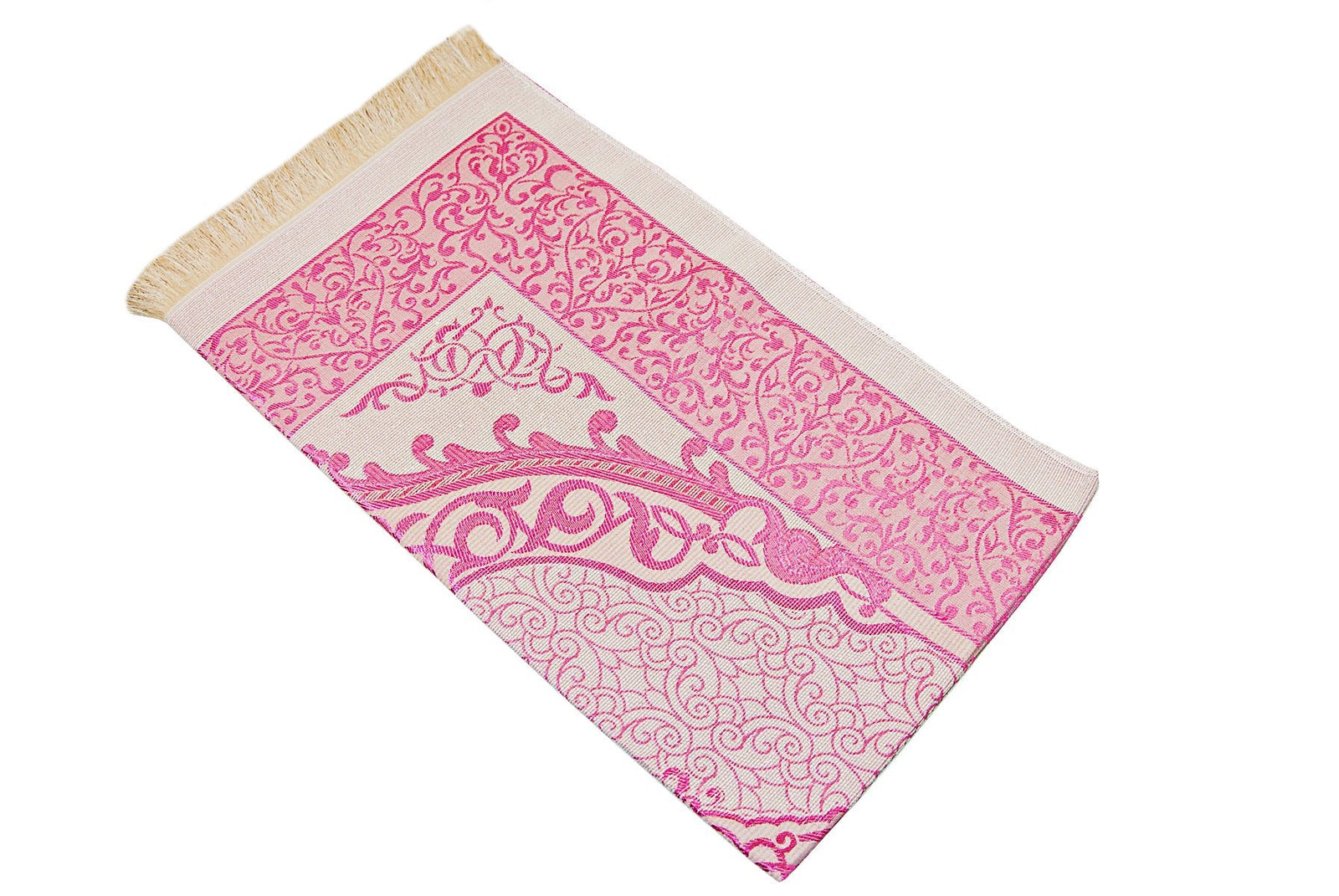 Modern Silky Prayer Rug Gift Set (Sajadah | Tasbih | Decorative Gift Box) - Ihvan