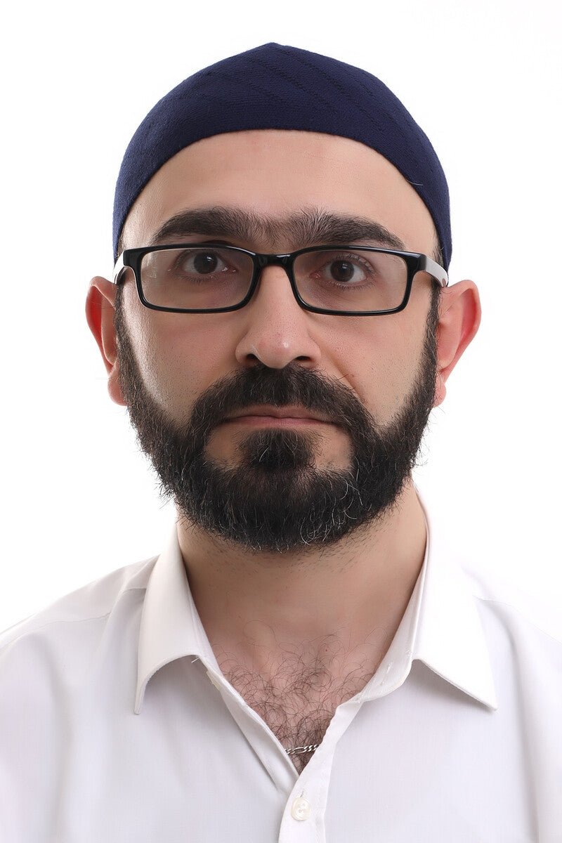 Muslim Men’s Navy Blue Knit Kufi Hat & Prayer Cap | Soft & Breathable Islamic Skullcap (Taqiyah) - Ihvan