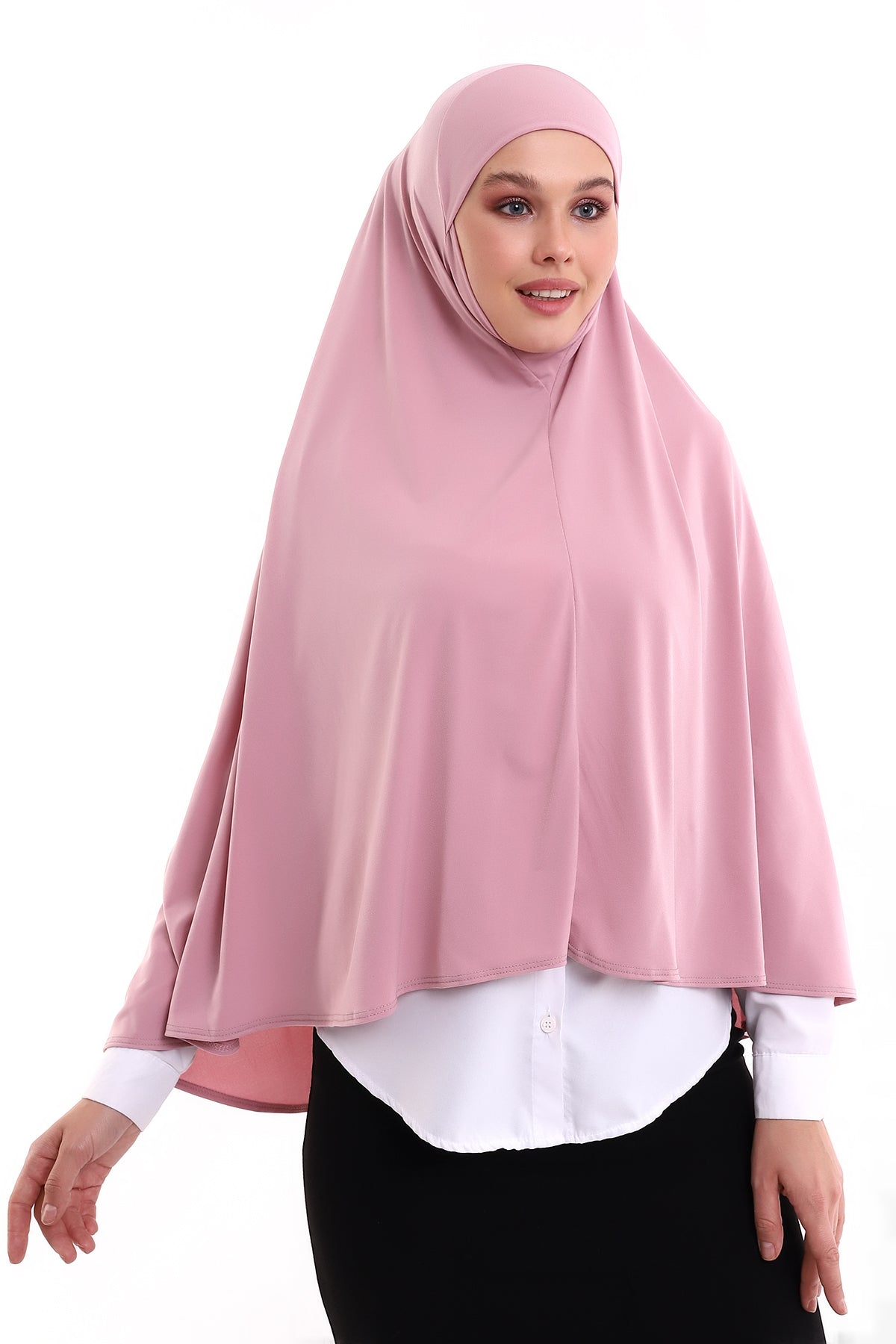 One-Piece Overhead Khimar Hijab | Soft Modal Islamic Scarf for Women - Ihvan