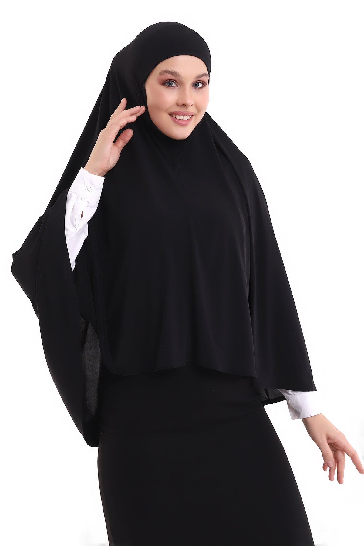 One-Piece Overhead Khimar Hijab | Soft Modal Islamic Scarf for Women - Ihvan