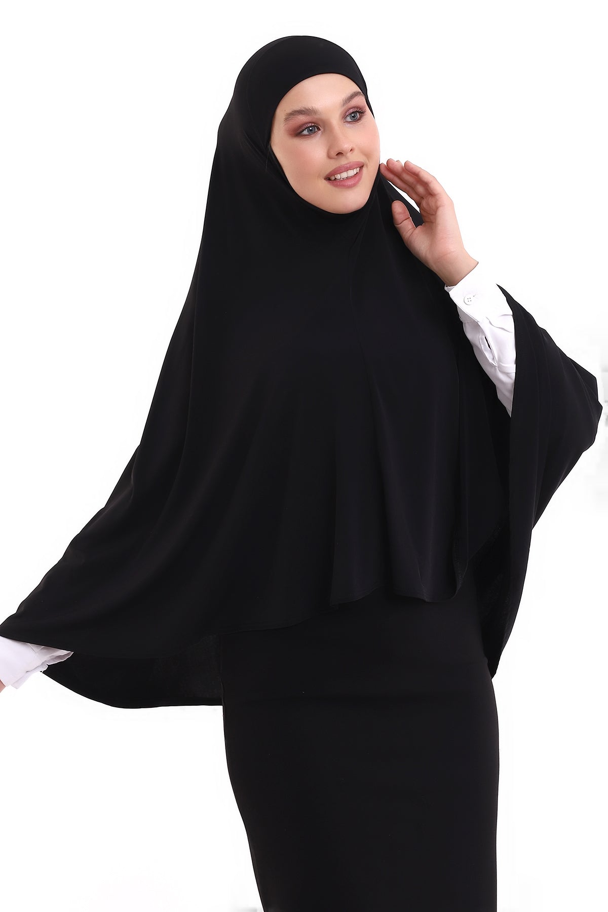 One-Piece Overhead Khimar Hijab | Soft Modal Islamic Scarf for Women - Ihvan
