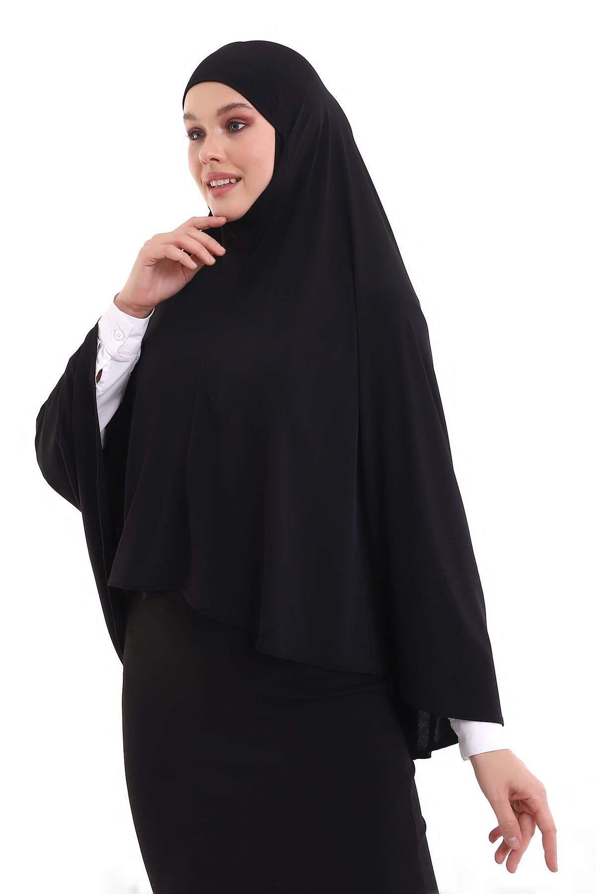 One-Piece Overhead Khimar Hijab | Soft Modal Islamic Scarf for Women - Ihvan
