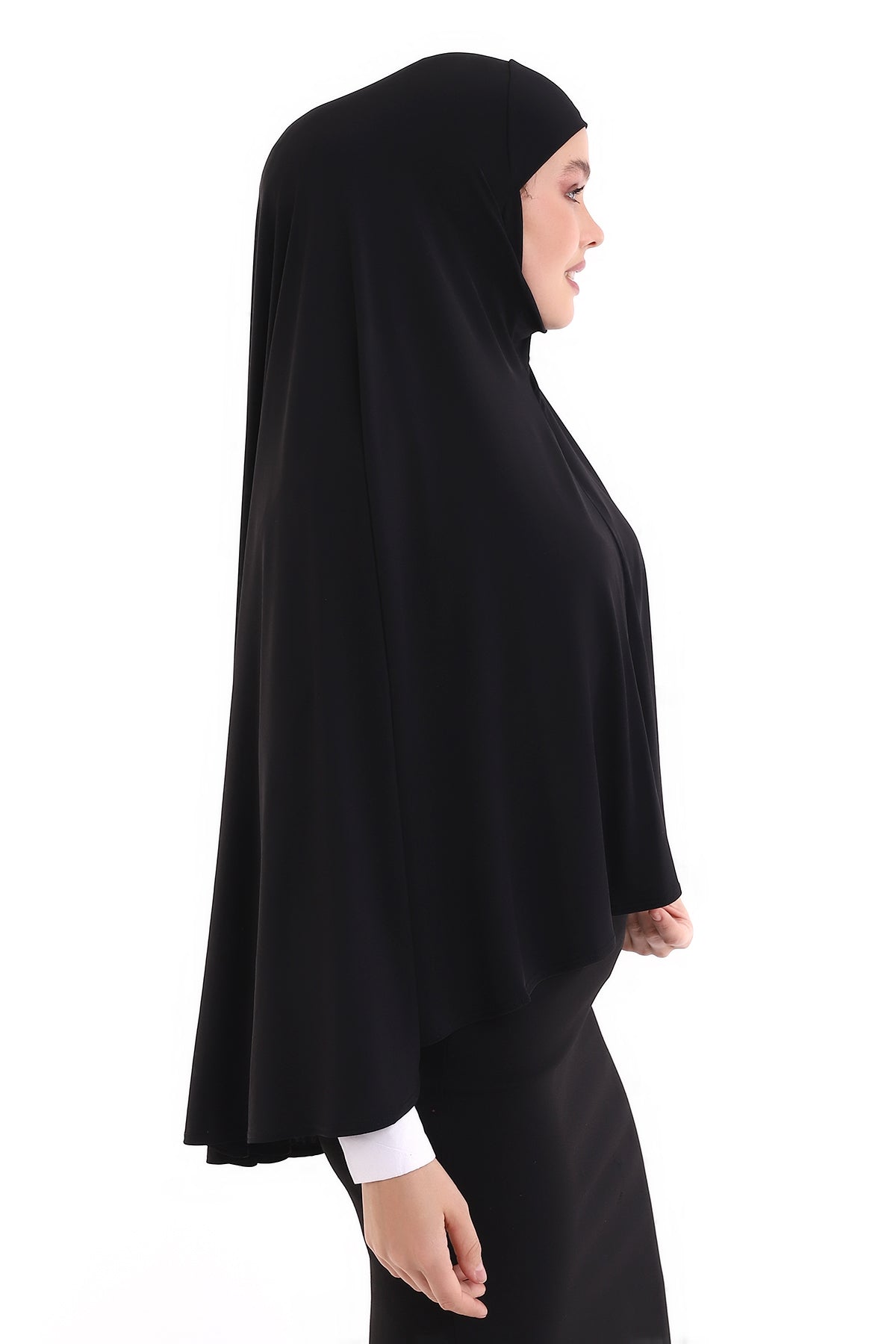 One-Piece Overhead Khimar Hijab | Soft Modal Islamic Scarf for Women - Ihvan