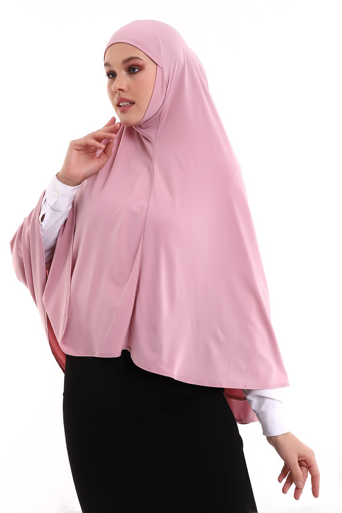 One-Piece Overhead Khimar Hijab | Soft Modal Islamic Scarf for Women - Ihvan