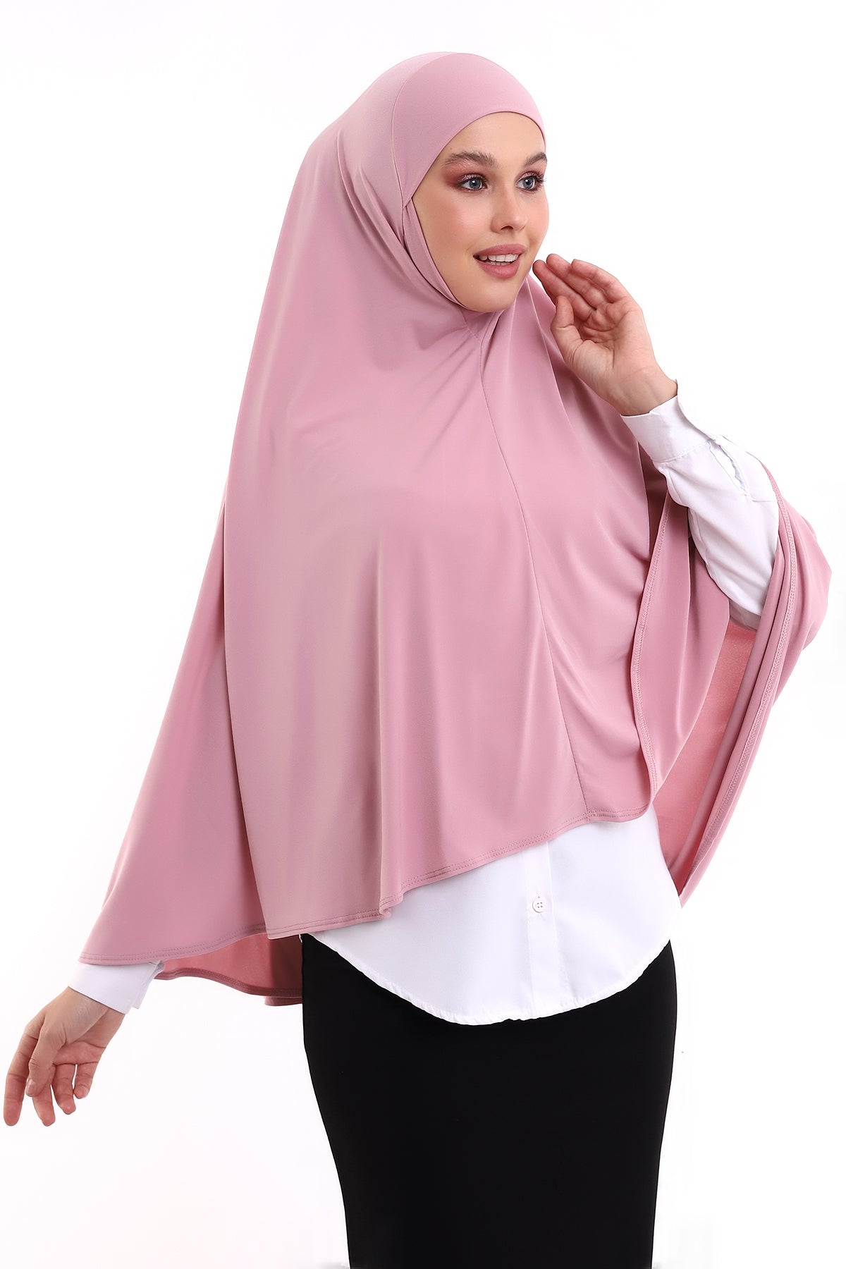 One-Piece Overhead Khimar Hijab | Soft Modal Islamic Scarf for Women - Ihvan