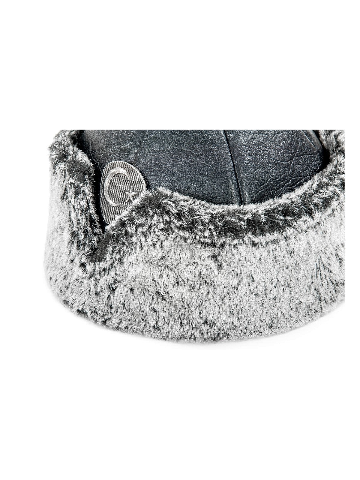 Turkish Ertugrul Ottoman Leather Fur Winter Bork Hat for Boys and Kids, 1 - 3 Years - ihvan