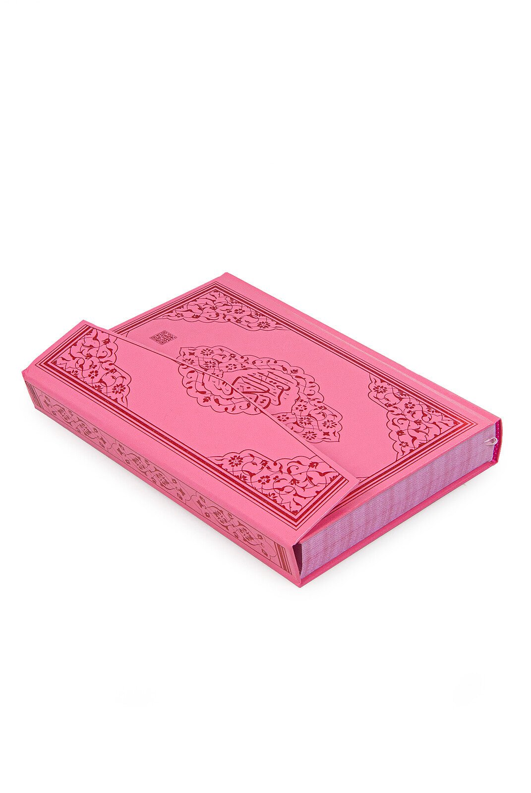 Pink Muslim Prayer Rug Set for Kids | Holy Quran, Tasbih, Mat & Worship Bag - Ihvan