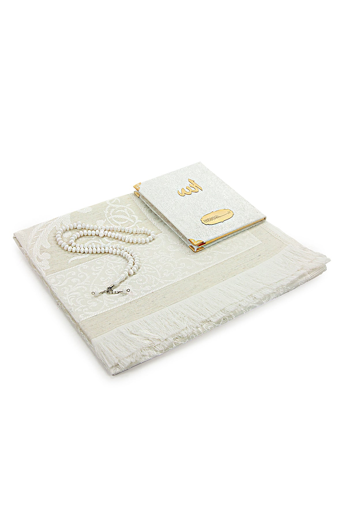 Luxury Velvet Muslim Prayer Gift Set | Prayer Rug (Sajadah) | Tasbih | Yaseen Book - Ihvan