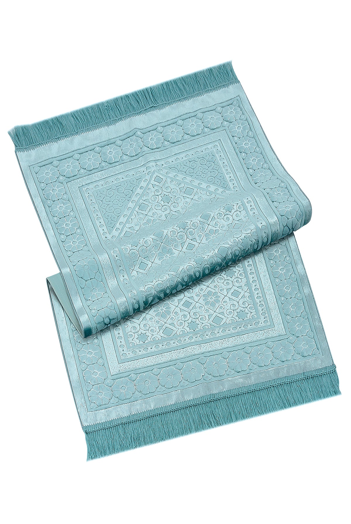 Soft Plush Velvet Muslim Prayer Rug (Sajadah | Janamaz | Salah Mat) - Ihvan