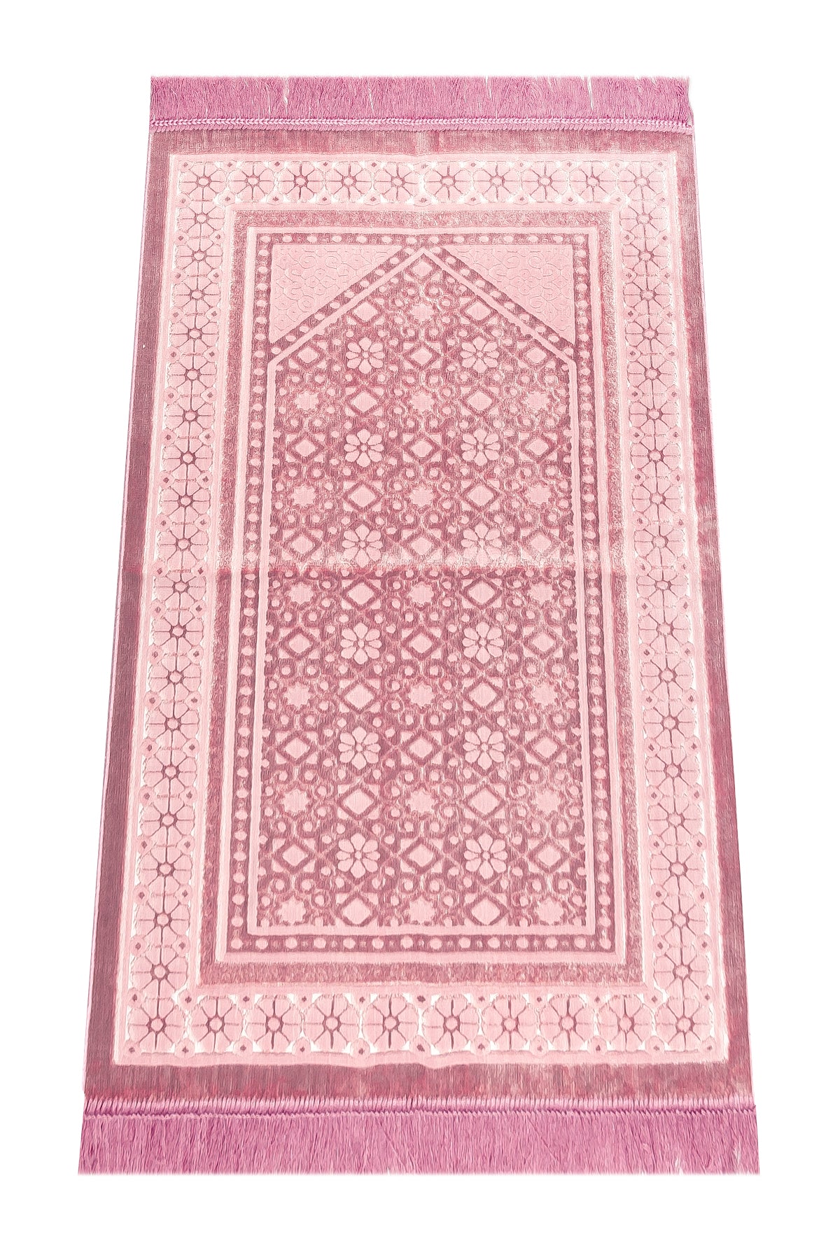 Soft Plush Velvet Muslim Prayer Rug (Sajadah | Janamaz | Salah Mat) - Ihvan