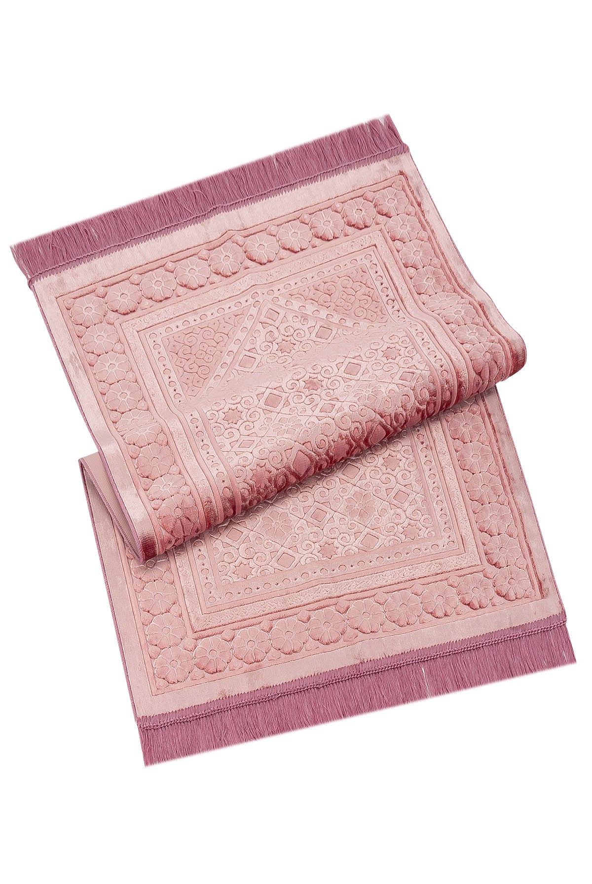 Soft Plush Velvet Muslim Prayer Rug (Sajadah | Janamaz | Salah Mat) - Ihvan