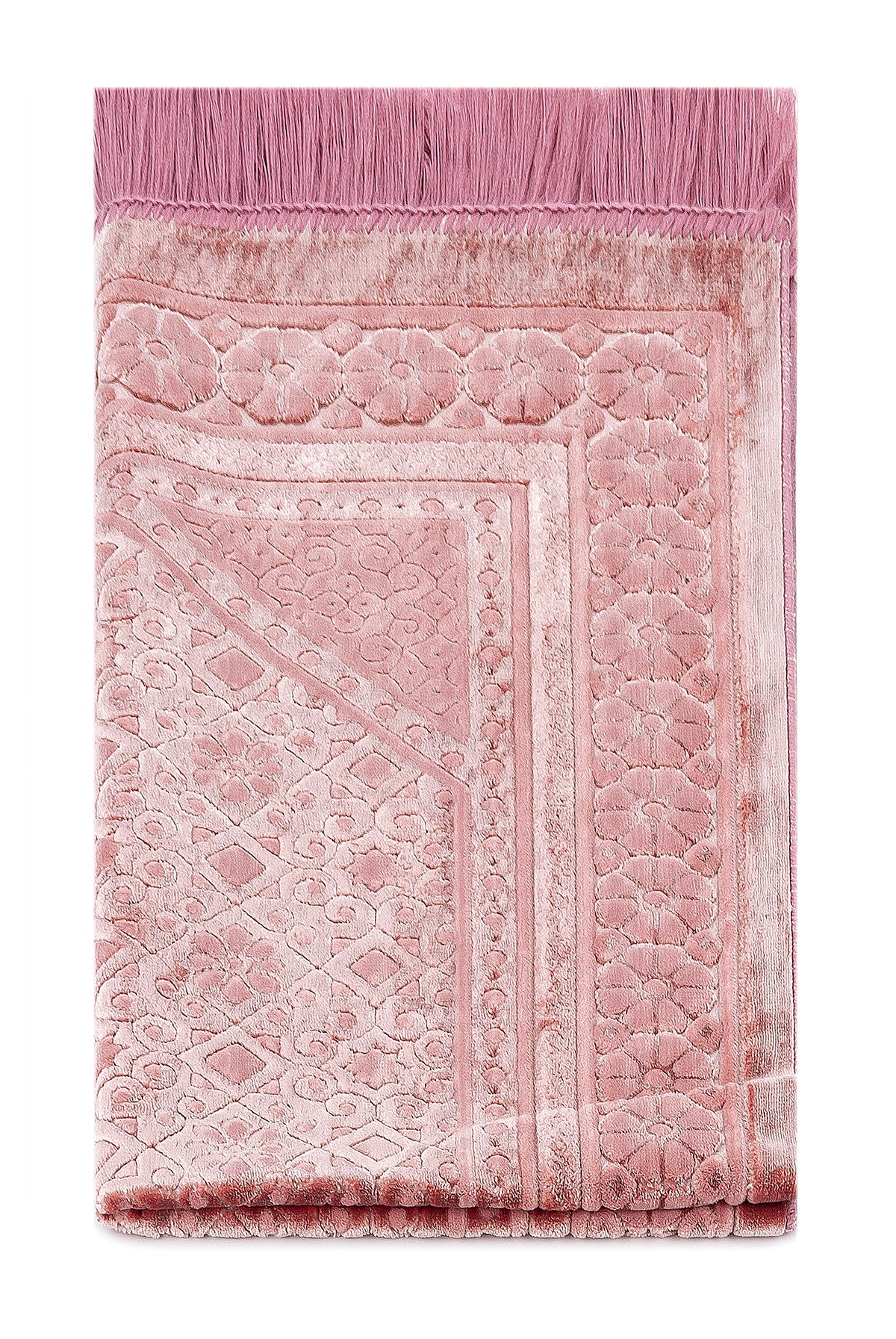 Soft Plush Velvet Muslim Prayer Rug (Sajadah | Janamaz | Salah Mat) - Ihvan