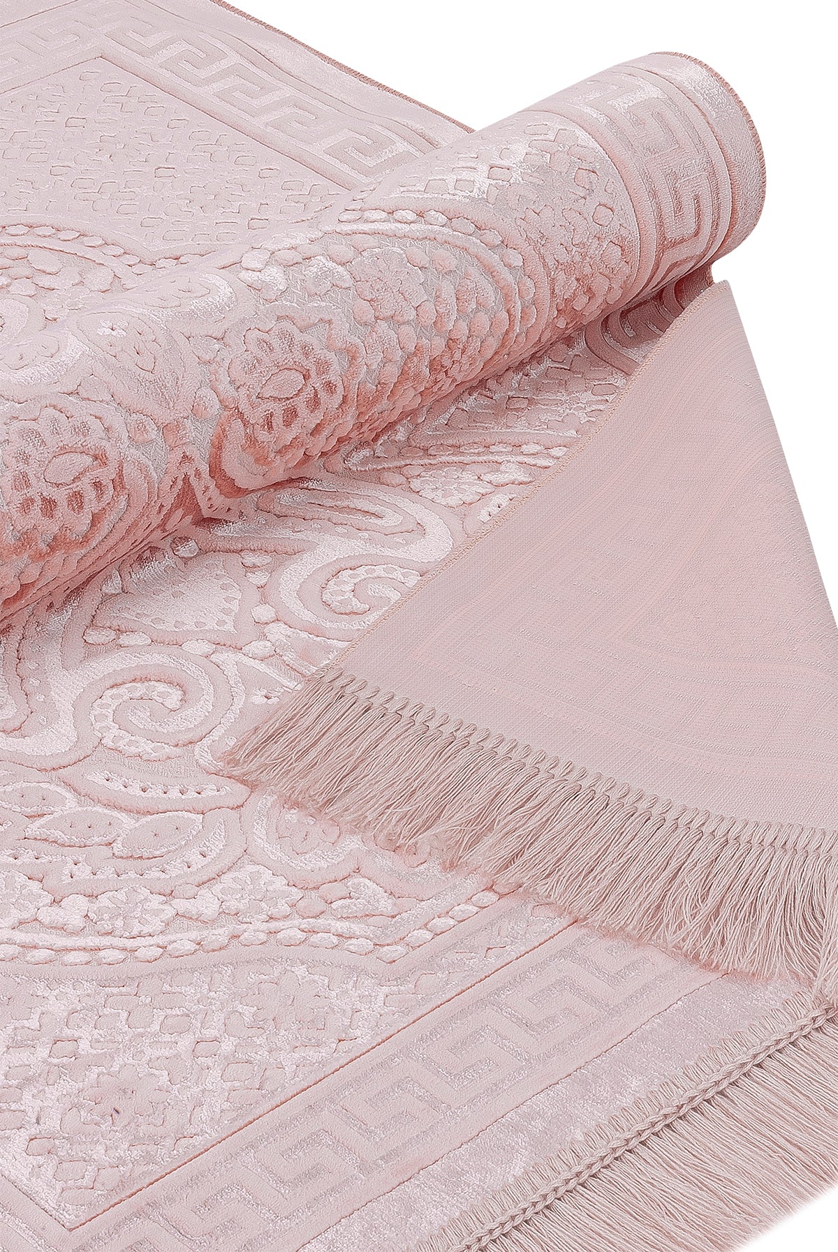 Soft Plush Velvet Muslim Prayer Rug (Sajadah | Janamaz | Salah Mat) - Ihvan