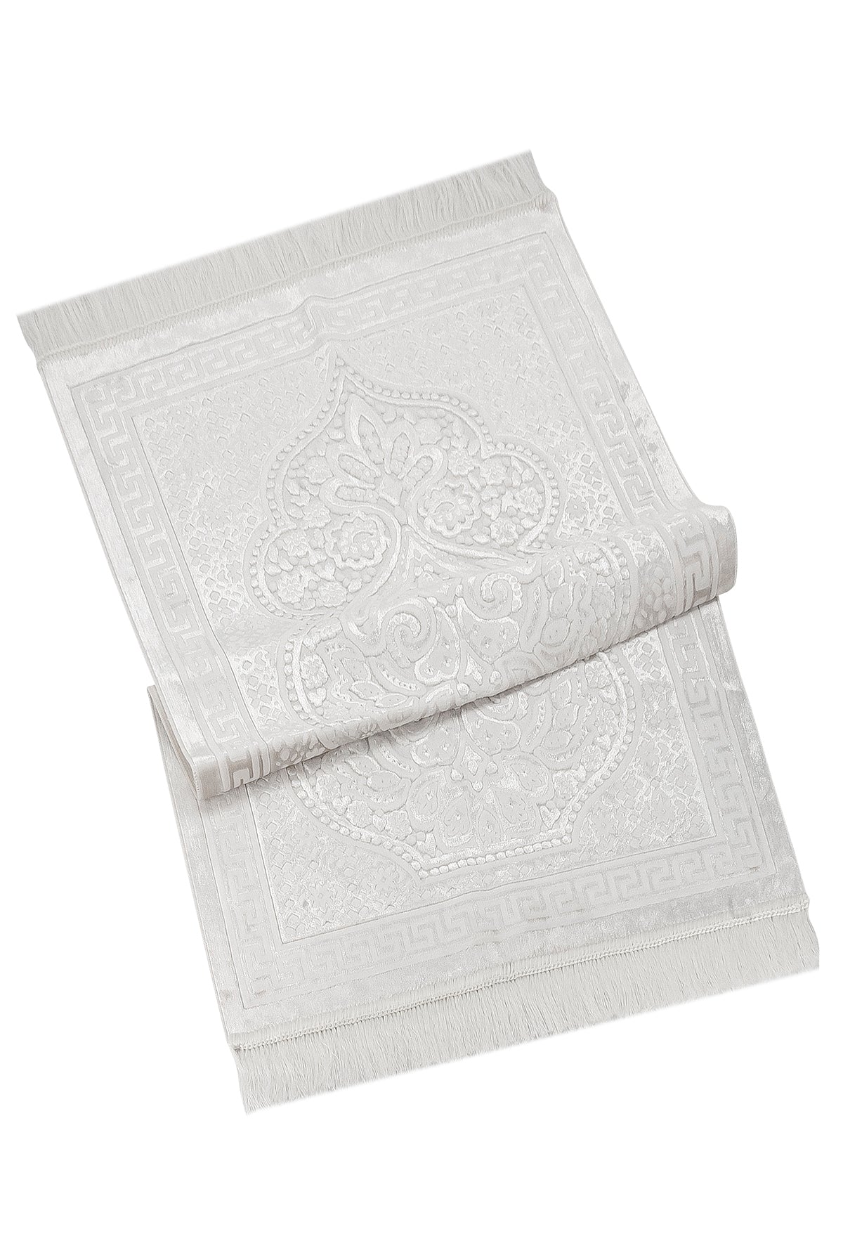 Soft Plush Velvet Muslim Prayer Rug (Sajadah | Janamaz | Salah Mat) - Ihvan