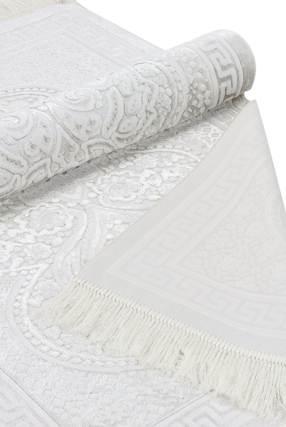Soft Plush Velvet Muslim Prayer Rug (Sajadah | Janamaz | Salah Mat) - Ihvan