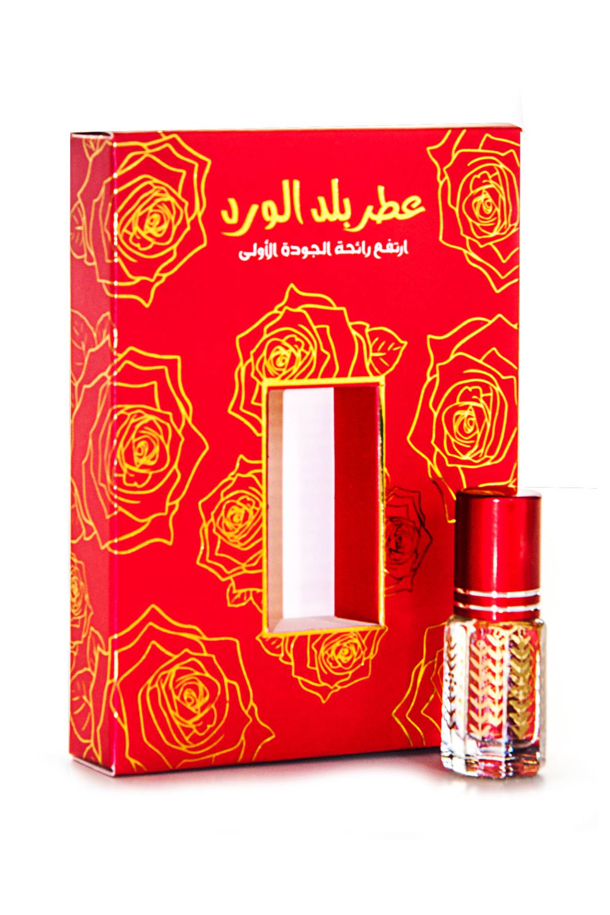 Rose Essence | Islamic Fragrance Roll-On | Alcohol-Free Attar for Prayer & Daily Use (3 ml) - Ihvan