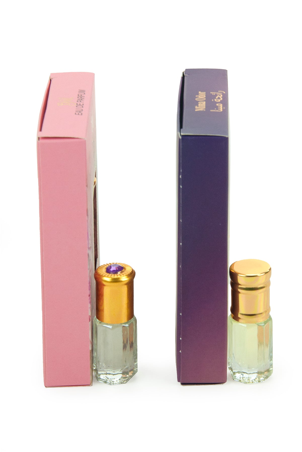 Mina & Rose Islamic Essences | For Personal Use, Prayer Rugs & Gifting | Alcohol-Free Attar Fragrance Set with Slim Roll-Ons - Ihvan