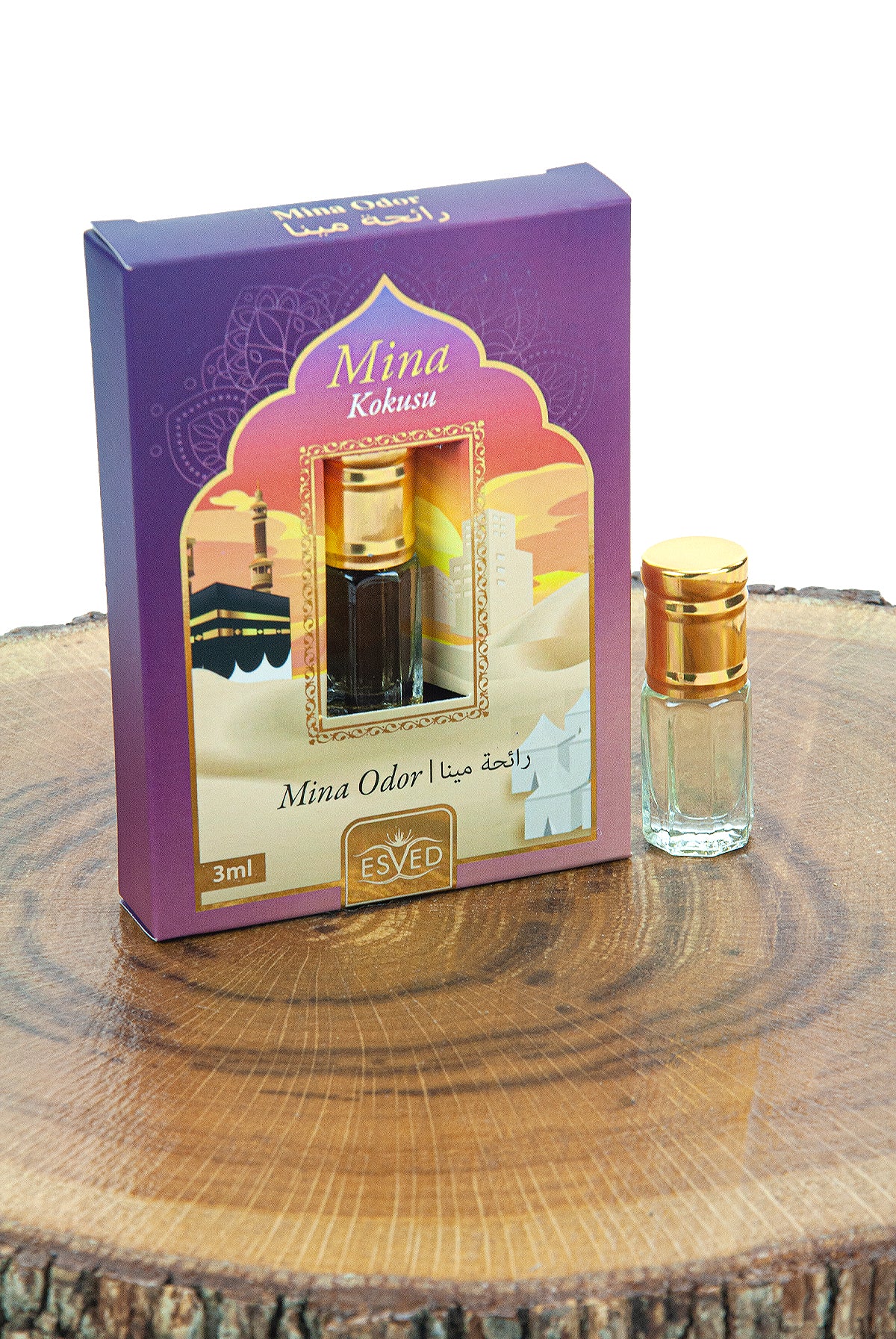 Mina & Rose Islamic Essences | For Personal Use, Prayer Rugs & Gifting | Alcohol-Free Attar Fragrance Set with Slim Roll-Ons - Ihvan