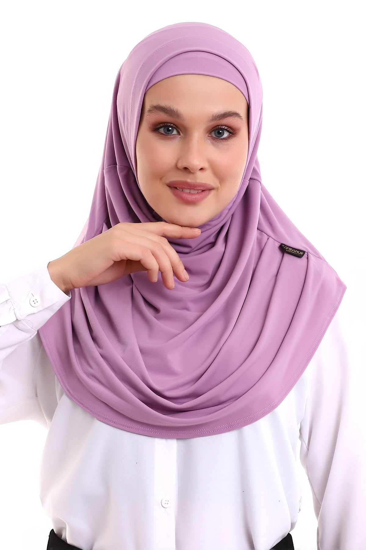 One-Piece Ready-to-Wear Hijab with Inner Bonnet | Full Coverage Islamic Headscarf for Women - Ihvan