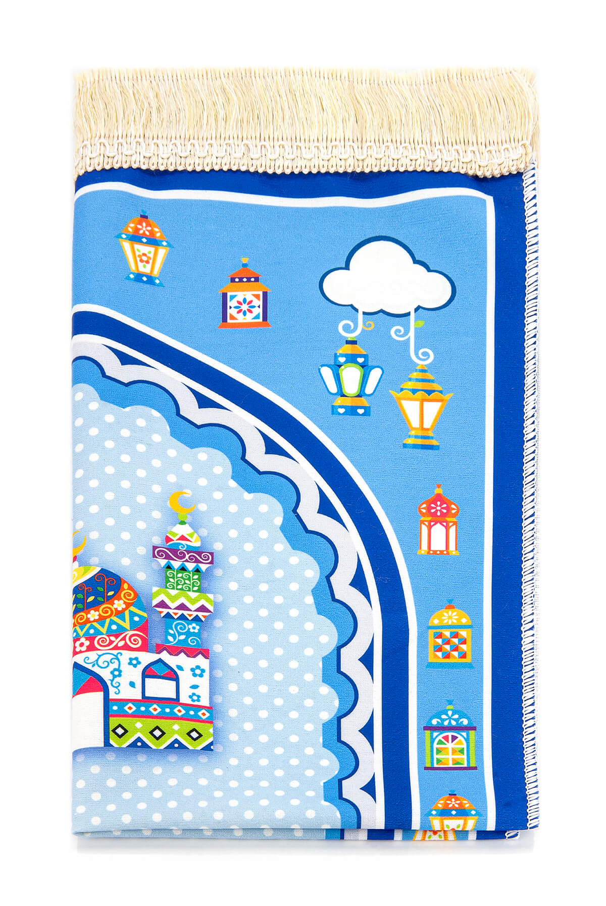 Luxury Small Muslim Prayer Rug for Boys (Sajadah | Janamaz | Salah Mat) - Ihvan