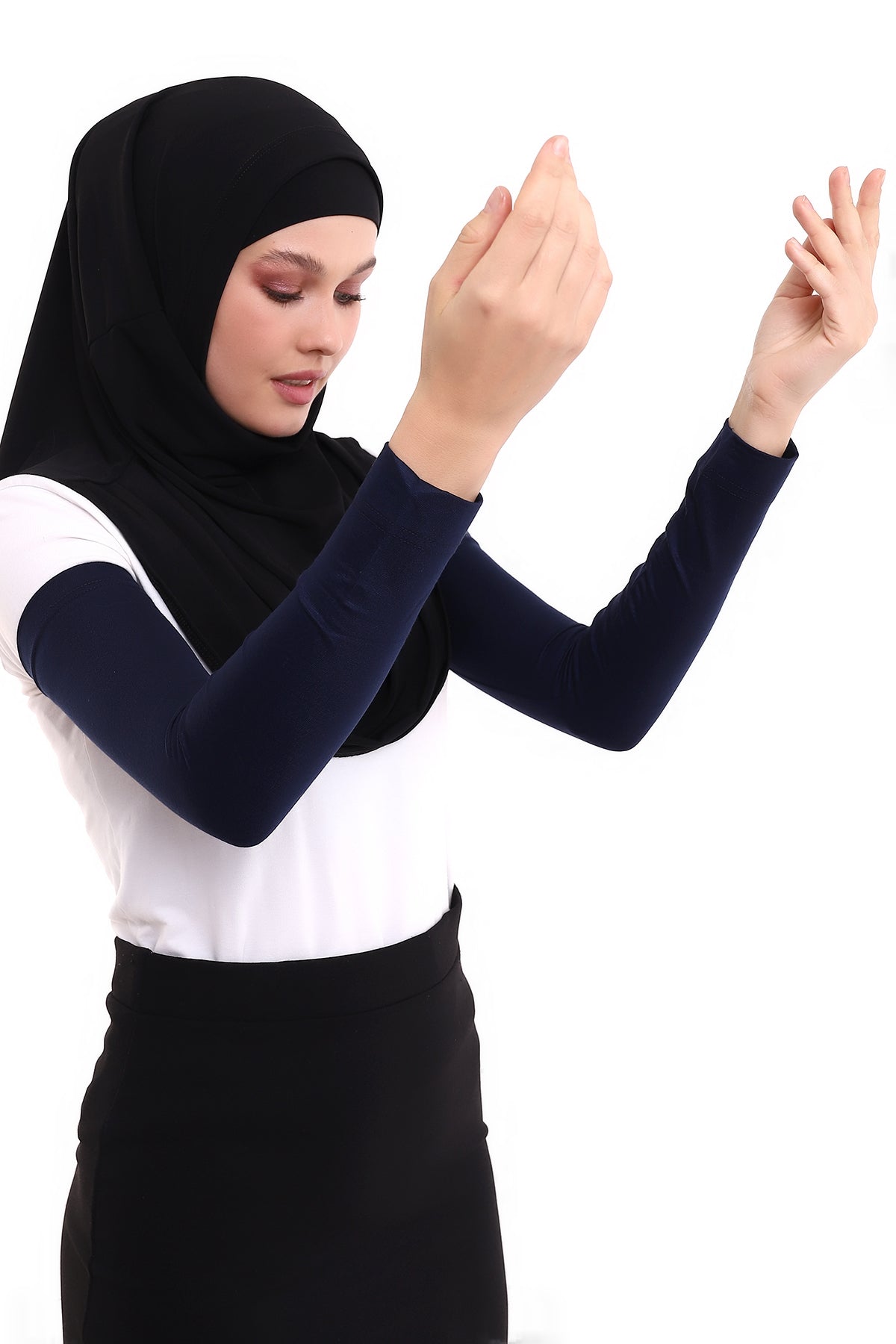 Soft Stretchy Hijab Arm Sleeves for Muslim Women | Modest Lycra Arm Covers - Ihvan