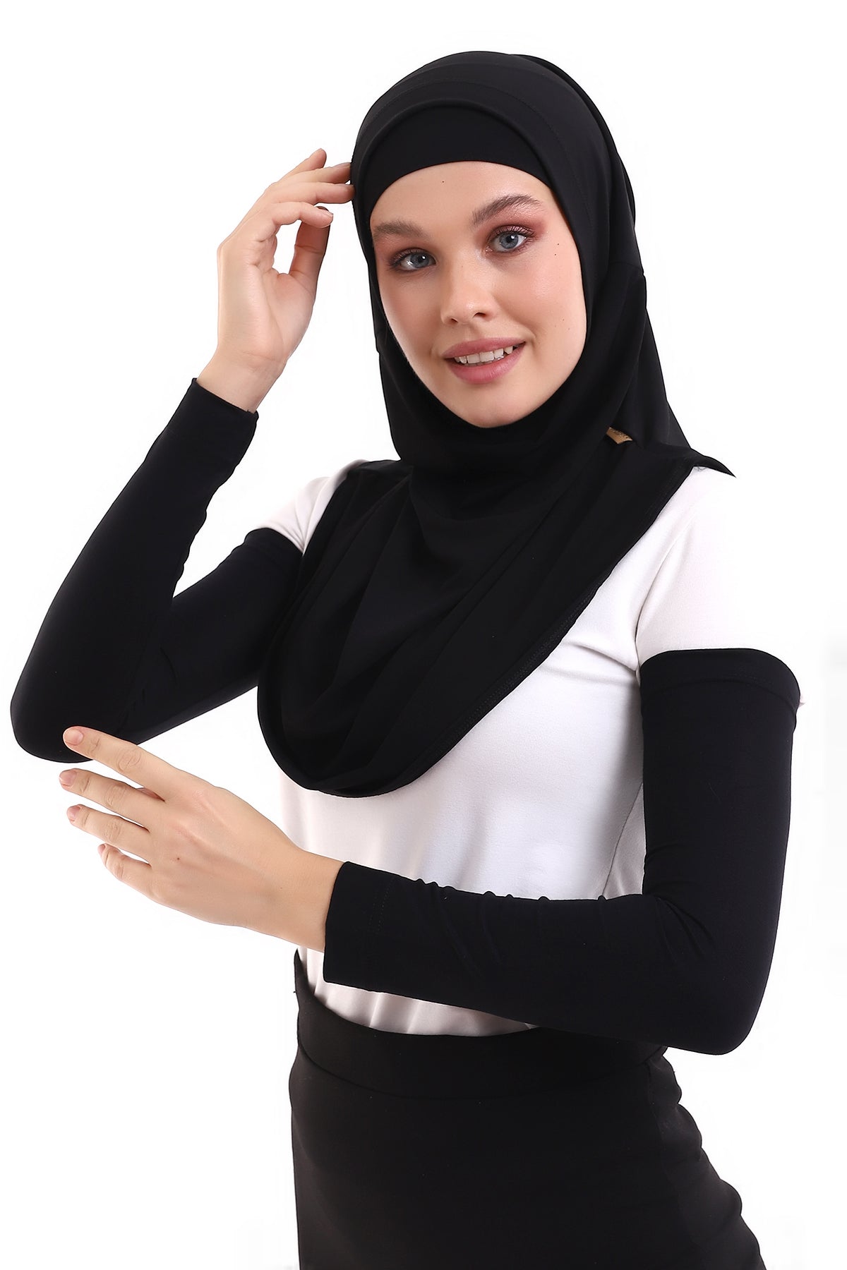 Soft Stretchy Hijab Arm Sleeves for Muslim Women | Modest Lycra Arm Covers - Ihvan