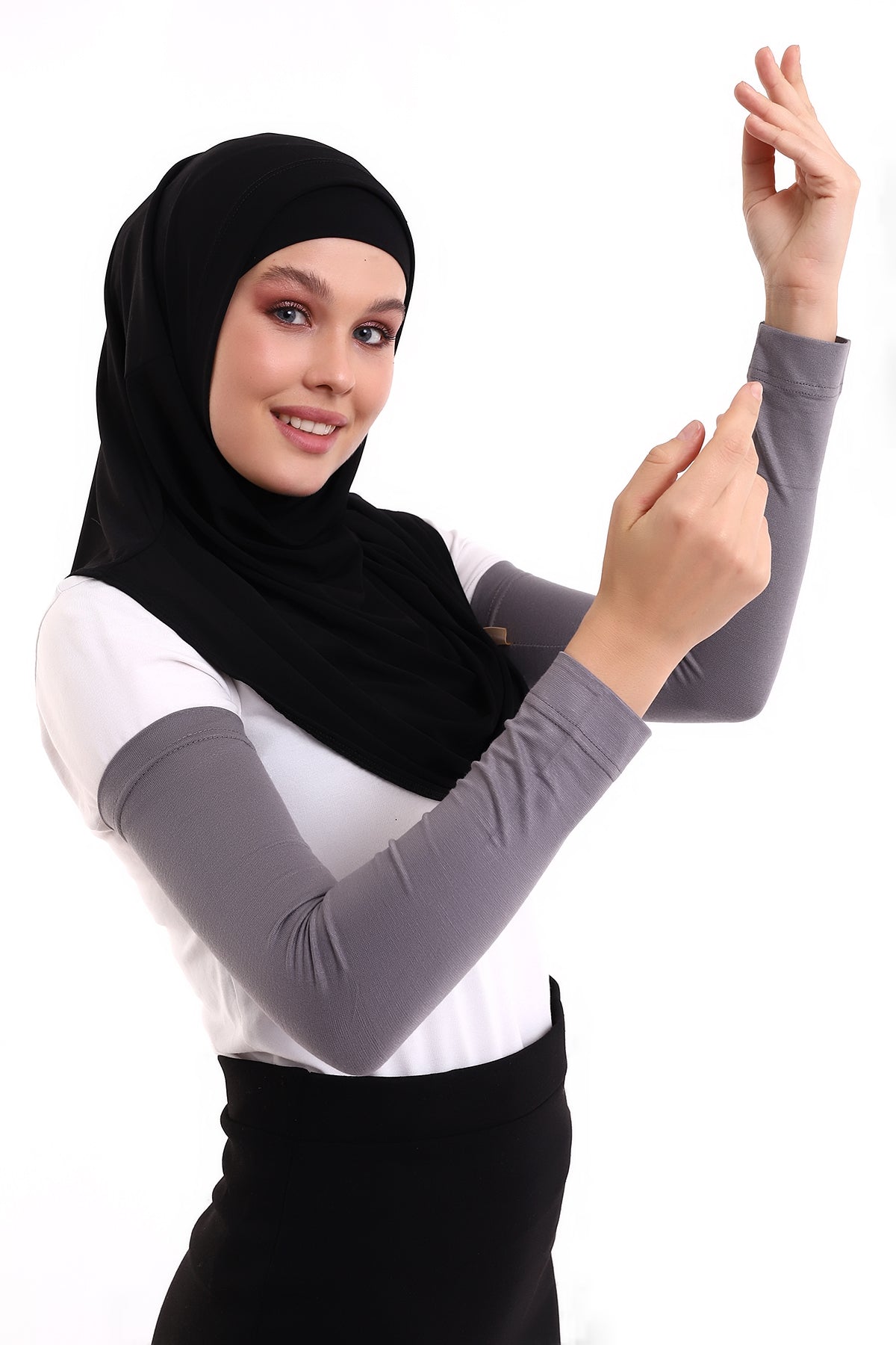 Soft Stretchy Hijab Arm Sleeves for Muslim Women | Modest Lycra Arm Covers - Ihvan