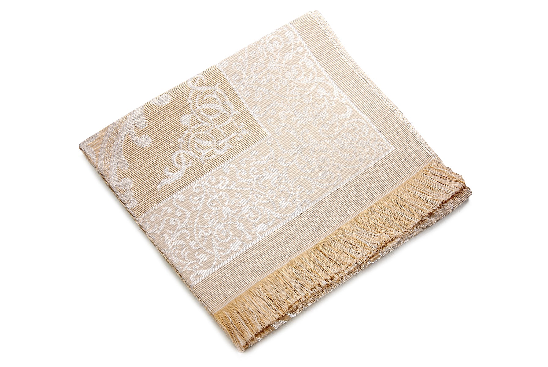 Elegant Travel Prayer Rug Set (Sajadah | Tasbih | Pouch Bag ) - Ihvan