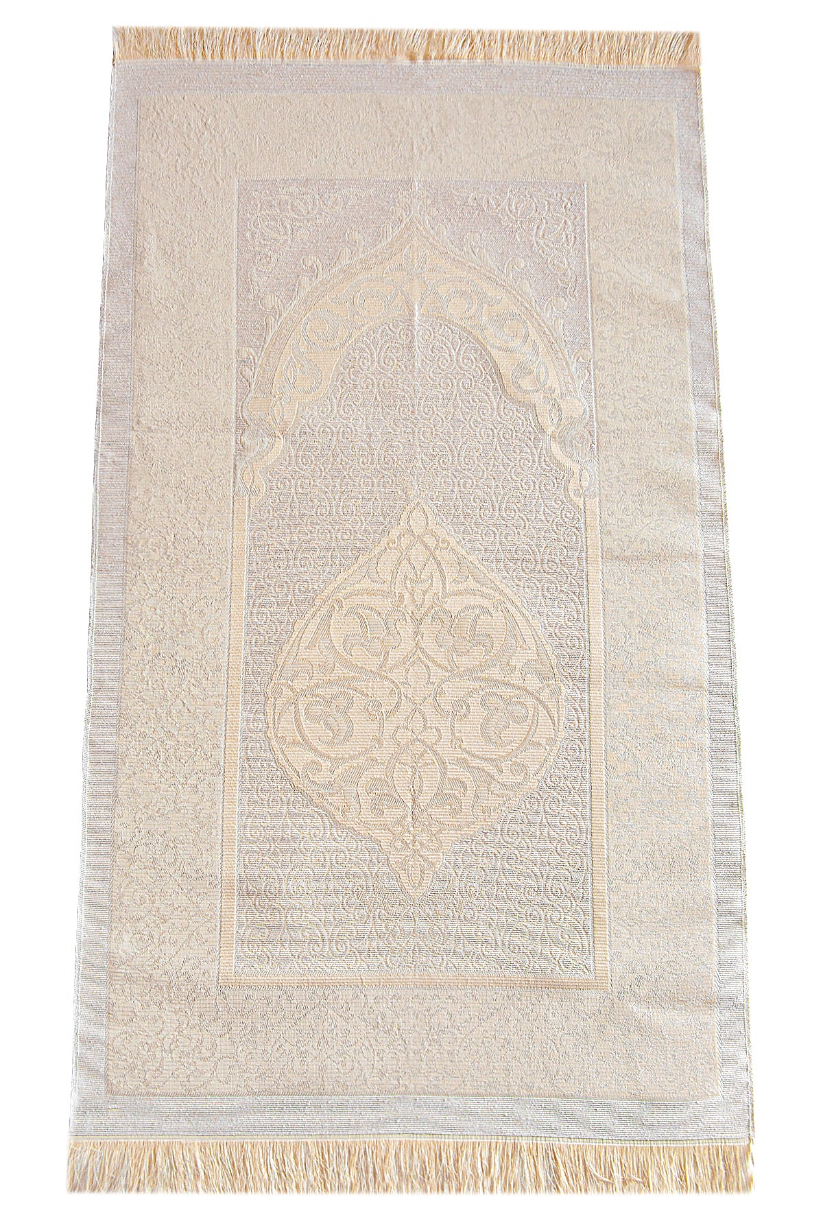 White Islamic Prayer Gift Set | Holy Quran, Prayer Rug, Erasable Pen & Prayer Accessories - Ihvan