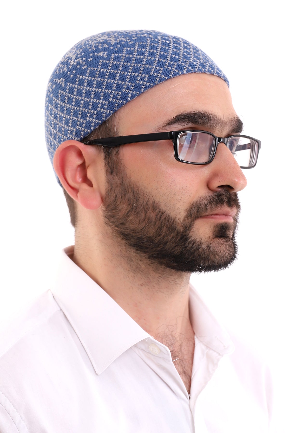 Muslim Winter Wool Knitting Skullcap for Men, Islamic Gifts, Standart Size - ihvan