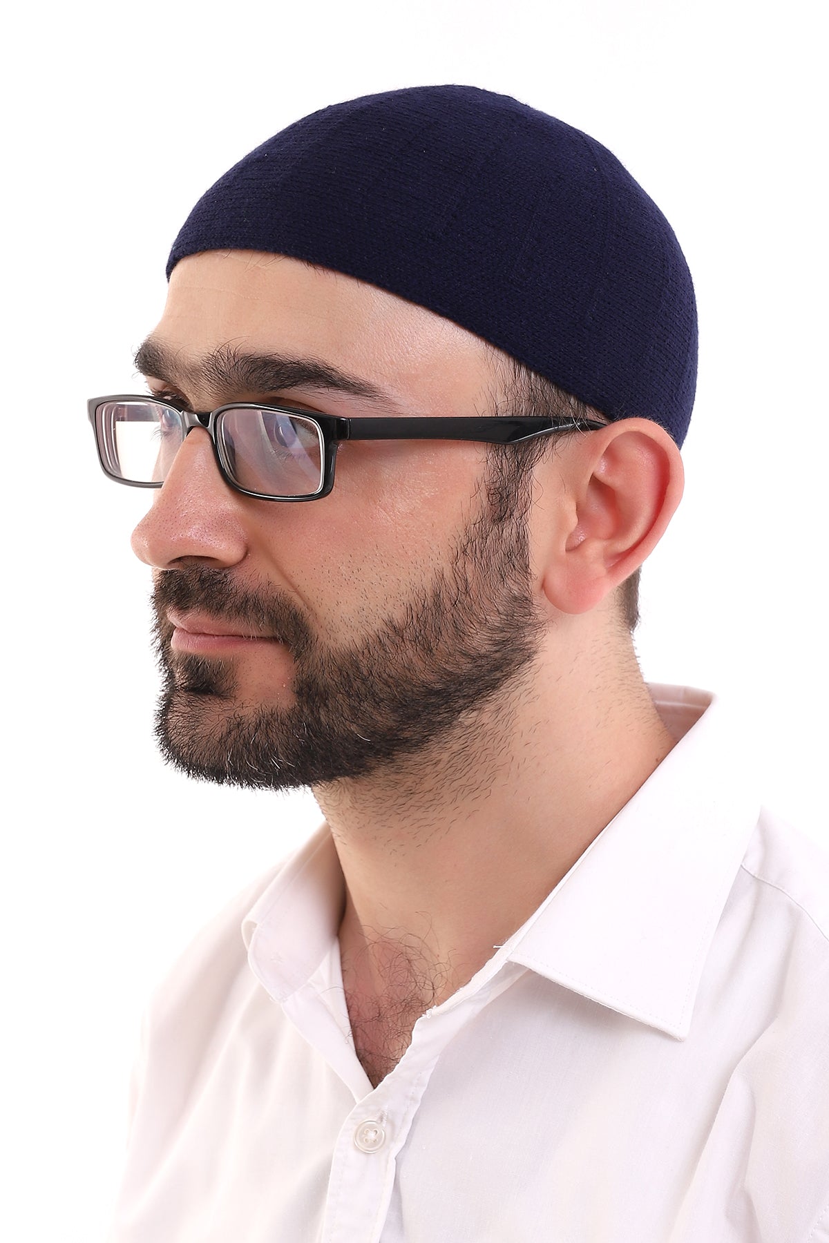 Muslim Winter Wool Knitting Skullcap for Men, Islamic Gifts, Standart Size - ihvan