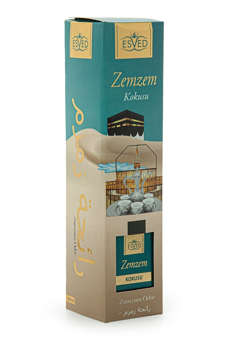 Zamzam Scent Aroma Diffuser | Islamic Air Freshener with Bamboo Sticks | Long-Lasting Room Fragrance - Ihvan