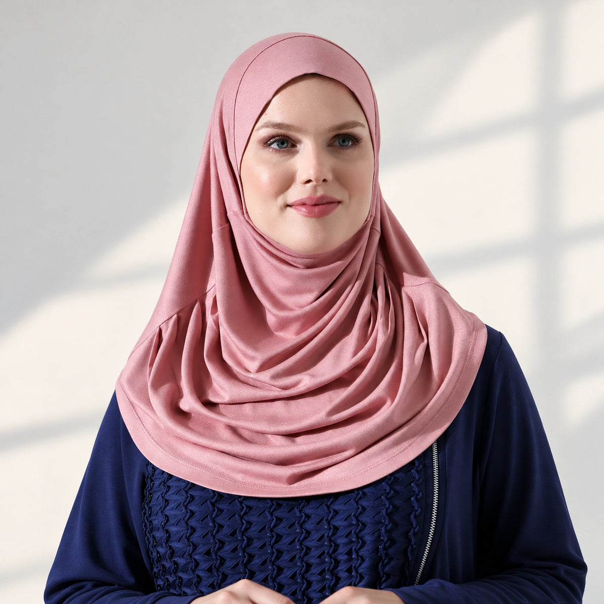 One-Piece Ready-to-Wear Prayer Hijab – Slip-On Modest Headscarf