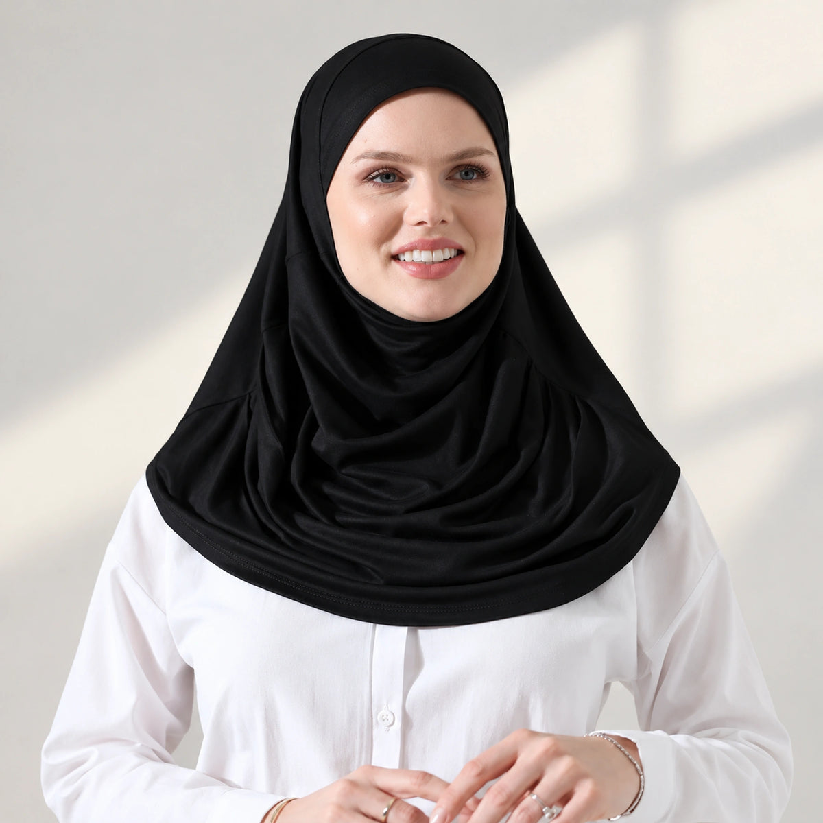 One-Piece Ready-to-Wear Prayer Hijab – Slip-On Modest Headscarf