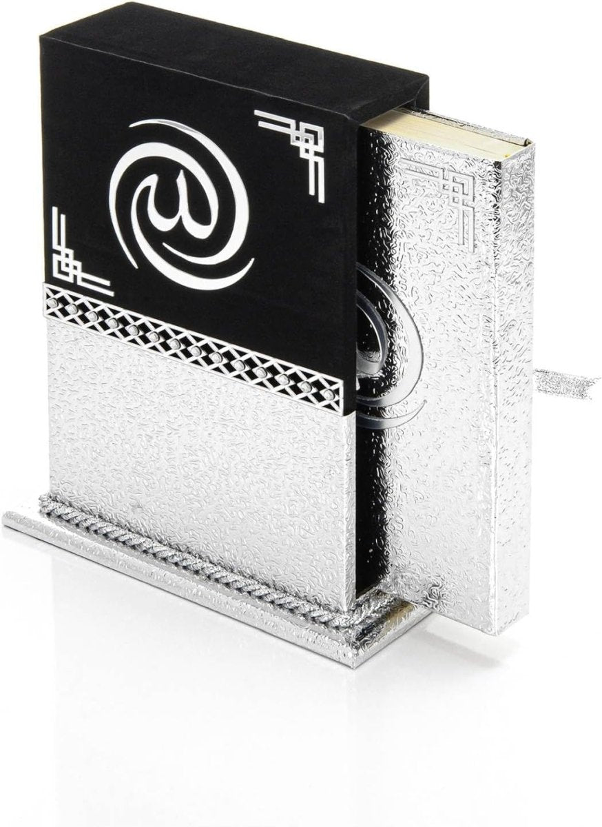 Holy Quran Gift Set – Arabic Quran with Velvet Covered Box, Islamic Ramadan & Eid Gift - ihvan