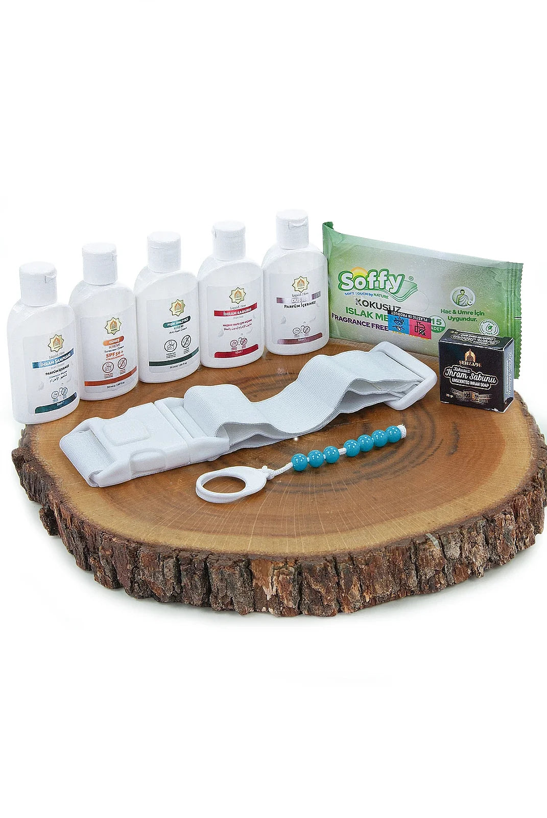 9-Piece Ihram Hygiene Set – Fragrance-Free Hajj & Umrah Care Kit