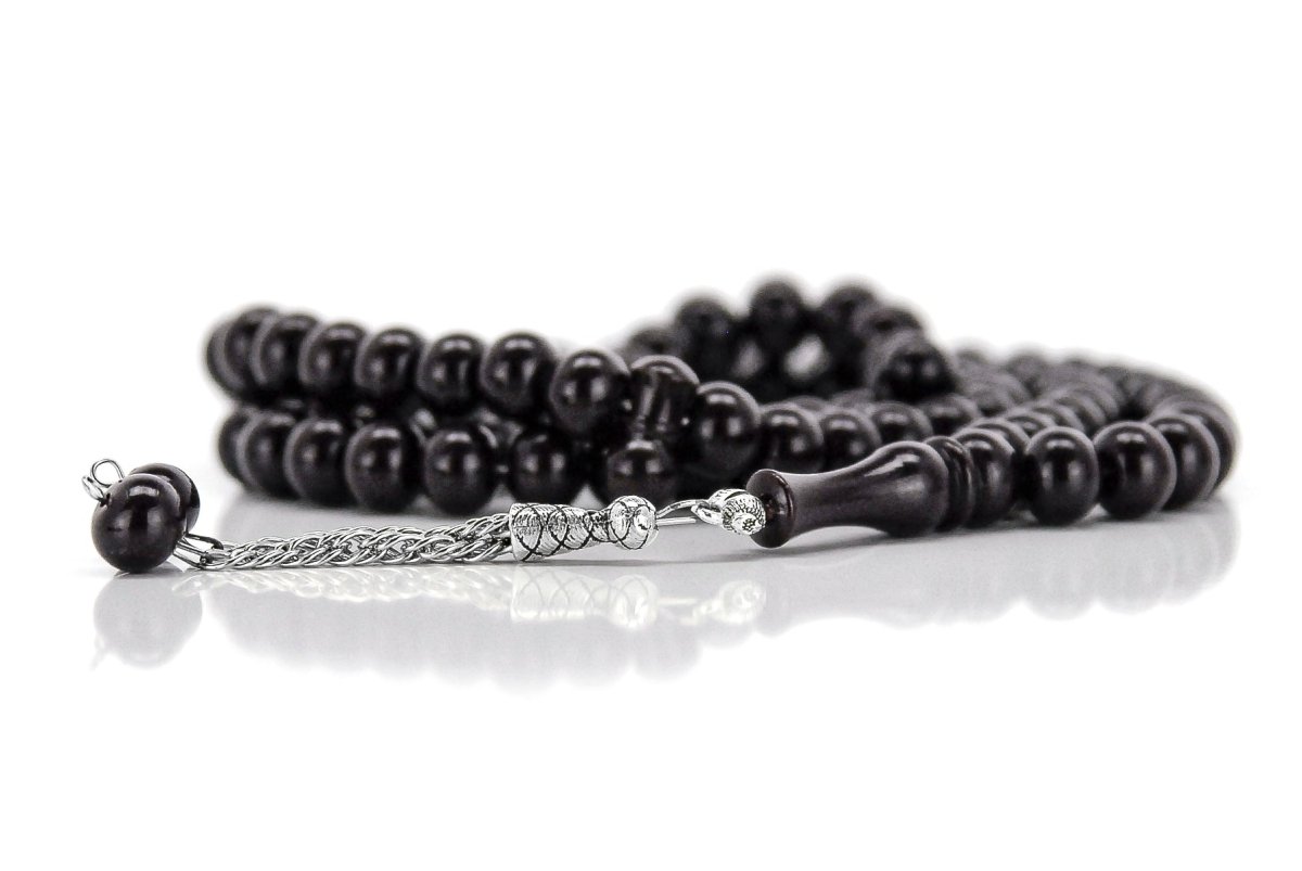 Islamic Dervish Prayer Beads (12mm – 99 Beads), Acrylic Muslim Prayer Bead, Large Smooth Dhikr Tasbeeh, Turkish Tasbih Gift for Ramadan Hajj Umrah, Long Subha Rosary - ihvan
