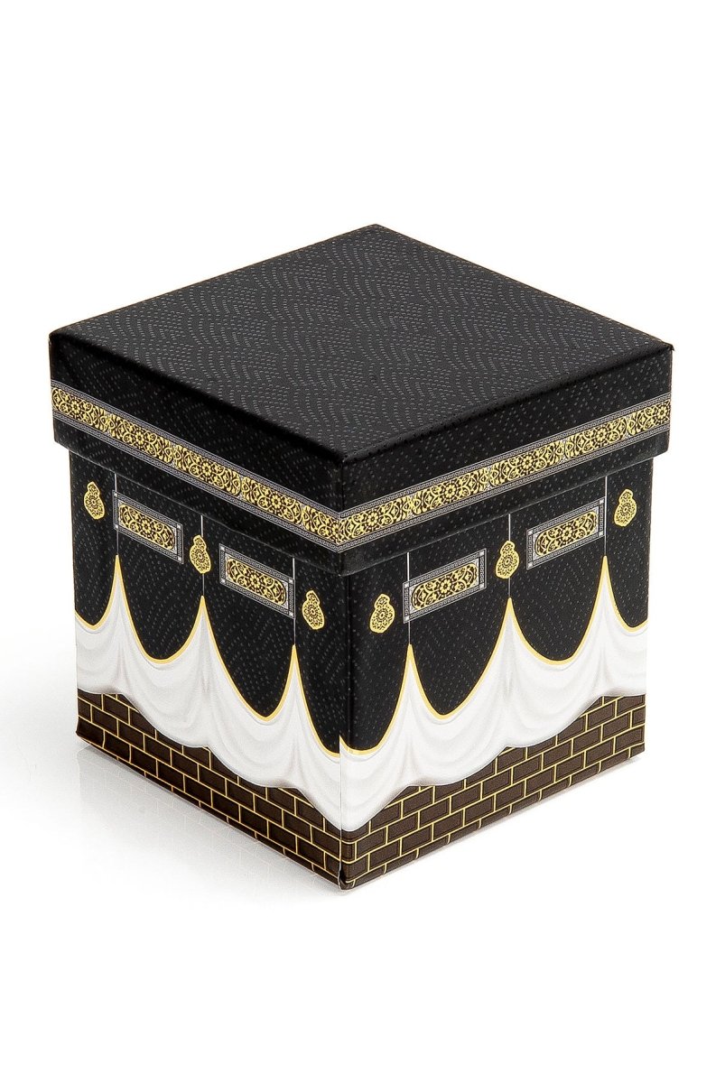 Kaaba Gift Set – Luxury Prayer Rug and Pearl Tasbeeh with Kaaba Model - ihvan