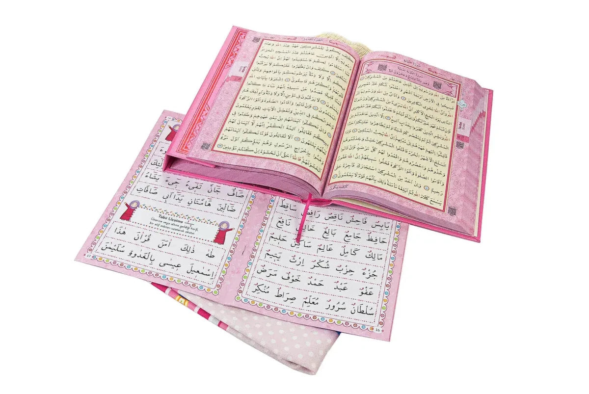 Kids Quran Learning Set with Prayer Mat, Quran & Qaida - ihvan