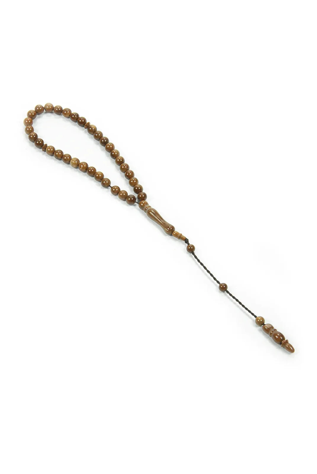 Kuka Wood Tasbih Prayer Beads – 33 Beads – Round Cut