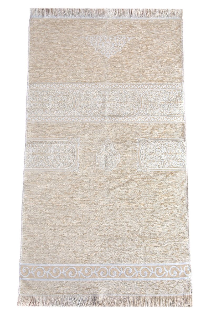 Luxury Dowry Prayer Set – Kaaba Pattern Yasin, Chenille Prayer Rug, Tasbeeh, and Zikr Counter – Ramadan & Wedding Gift - ihvan