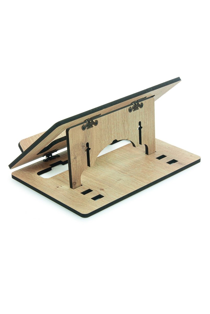 Luxury Islamic Gift Set with Quran, Wooden Rehal, Chenille Prayer Rug & Tasbeeh – Dowry Edition - ihvan