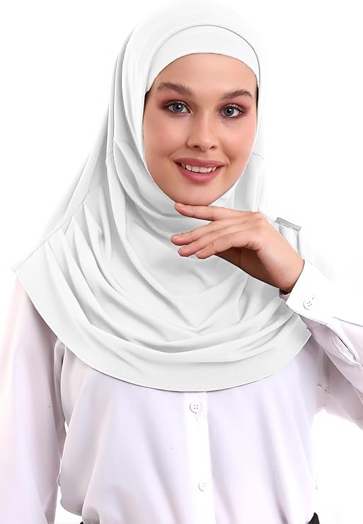 One - Piece Ready - to - Wear Hijab with Inner Bonnet | Full Coverage Islamic Headscarf for Women - ihvan