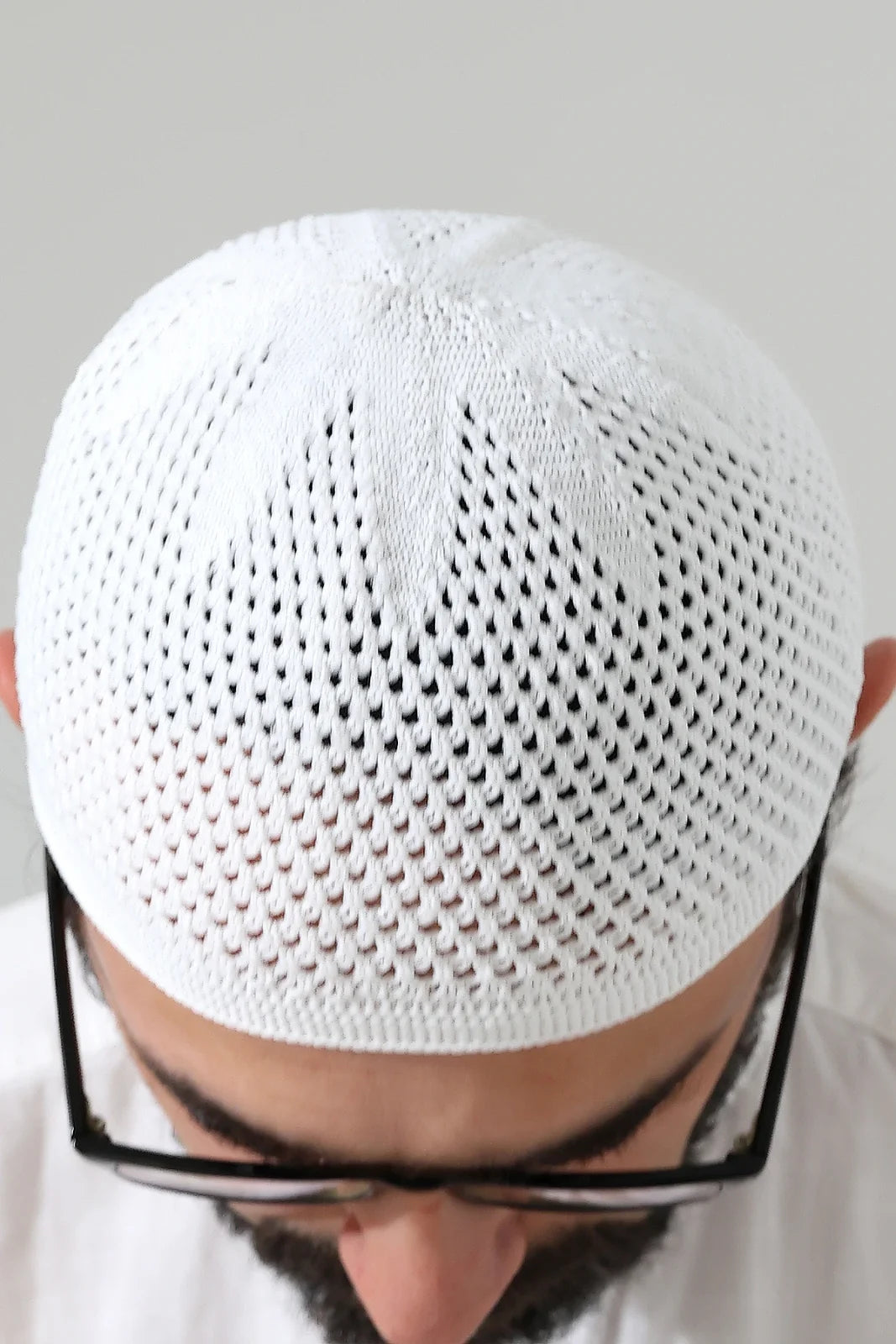 Stretch Knitted Prayer Kufi Cap – Lightweight Classic Muslim Cap