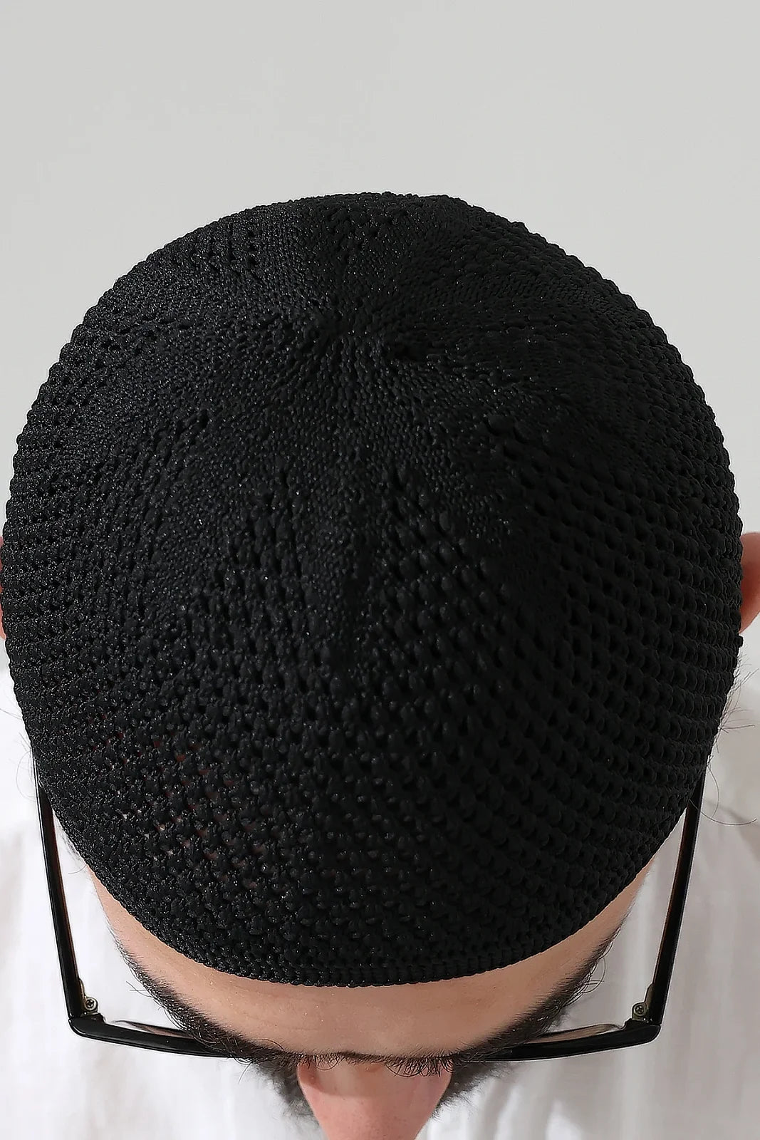 Stretch Knitted Prayer Kufi Cap – Lightweight Classic Muslim Cap