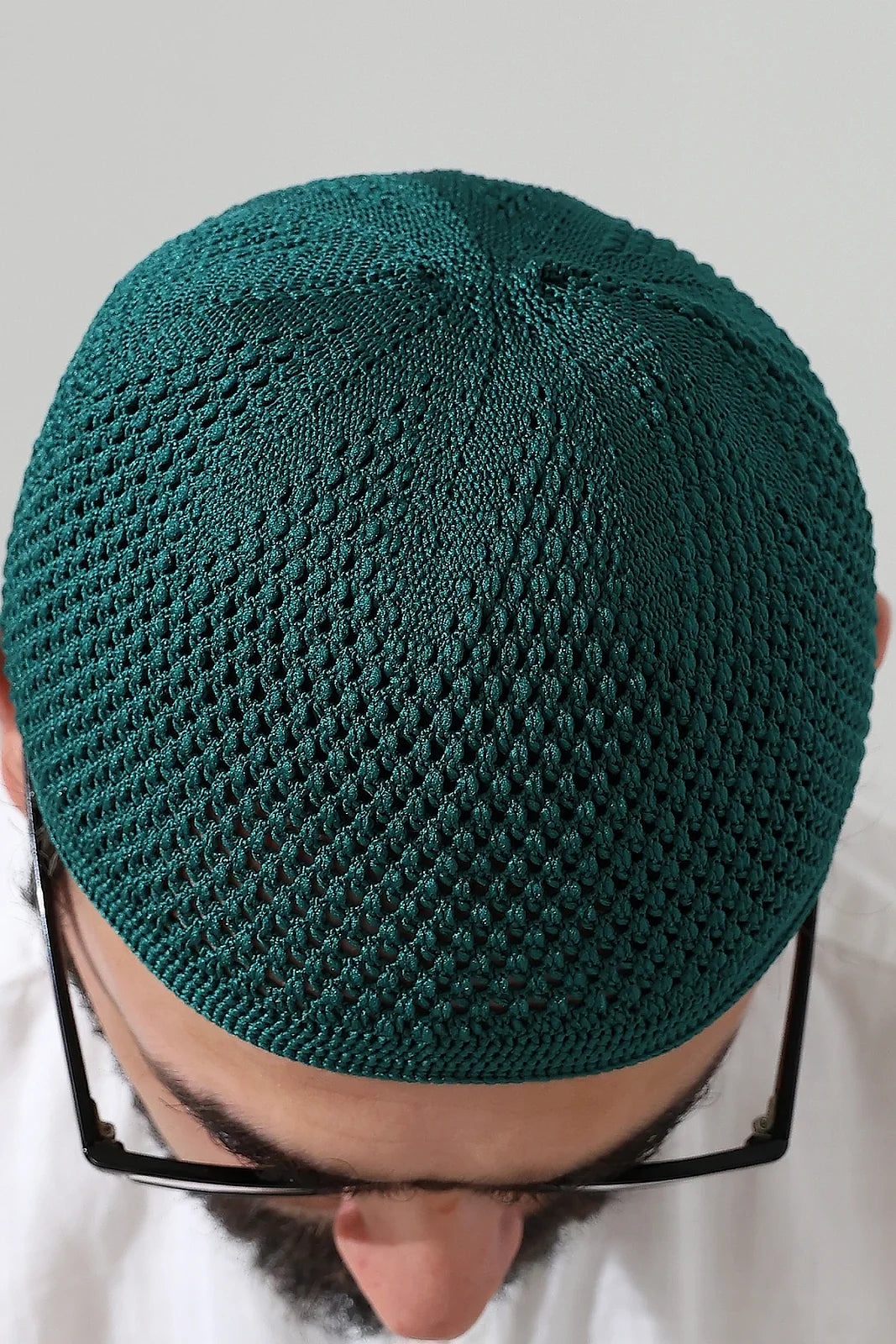 Stretch Knitted Prayer Kufi Cap – Lightweight Classic Muslim Cap
