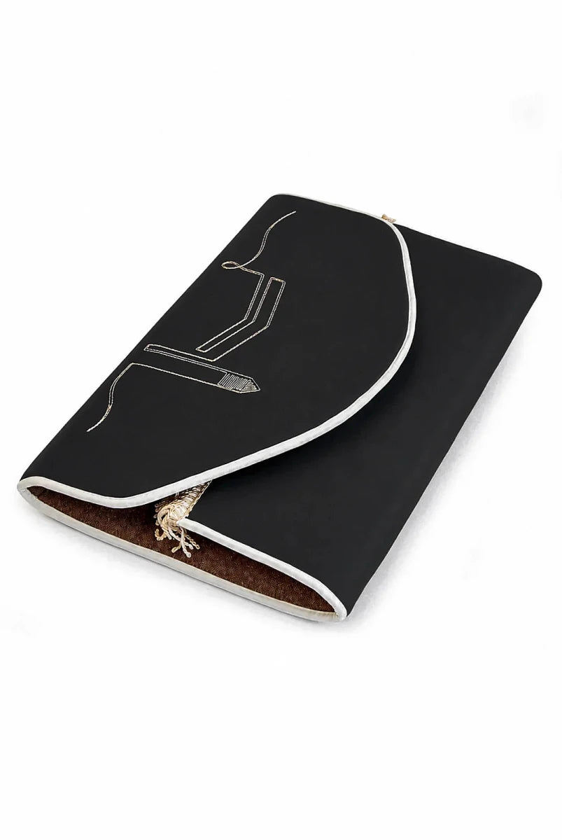 Orthopaedic 3 cm Padded Prayer Mat – Thick Soft Non-Slip Prayer Rug - ihvan