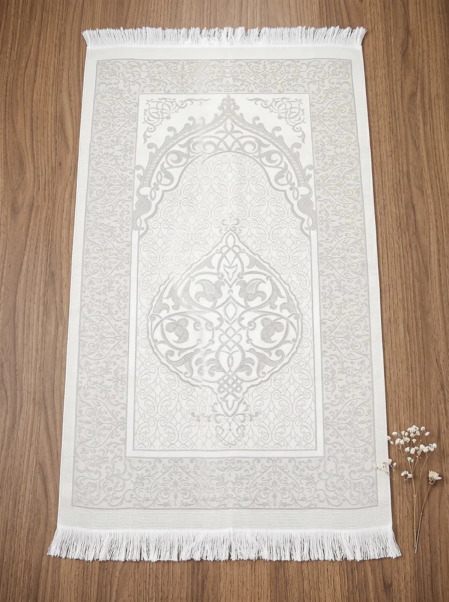 Personalized 5-Piece Islamic Wedding Gift Set with Yaseen Book, Prayer Mat & Prayer Scarf - ihvan